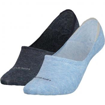 Calcetines Mid Cut Azul Cielo y Gris Oscuro Calvin Klein