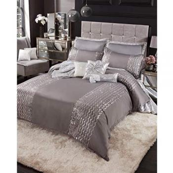 Sleepdown Caprice Glitz Stripe Waves Duvet Cover