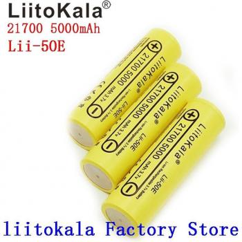 Bateria 21700 LiitoKala 3.7 V 5000 mAh