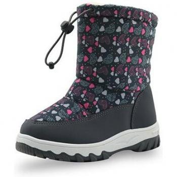 Bottes à plateforme pour enfants avec doublure en laine
