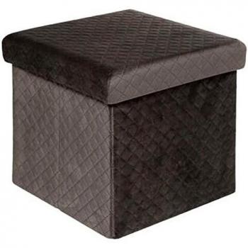Cuscino Piega‑Modular Velluto Grigio 31×31 cm – 5Five