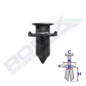 ROMIX Clip, enjoliveur C70185 FORD,MITSUBISHI,MONDEO II (BAP),ASX (GA_W_),Outlander II SUV (CW_W),PAJERO IV (V8_W, V9_W),OUTLANDER I (CU_W)