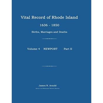 Vital Record of Rhode Island 1636-1850