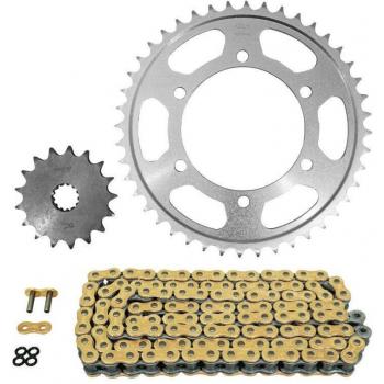 Afam Kit chaîne 525 pour GSX-S 1000 2015-2022 17x44