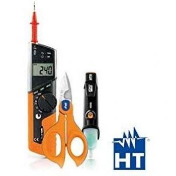 HT712 Kit Multimetro Digitale con Forbice F50 e Cercafase HT70