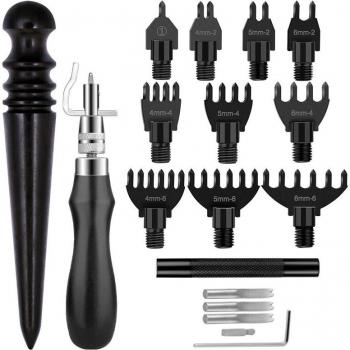 Set LMDZ de Herramientas para Cuero: Corte, Perforar y Pulir