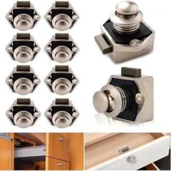 Chiusura a pulsante per armadio yacht 10 pz