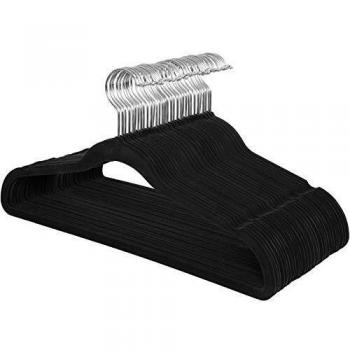 Songmics Grucce Appendiabiti in Velluto – 30 Pezzi, Spesso 0,6 cm, Largo 41,5 cm