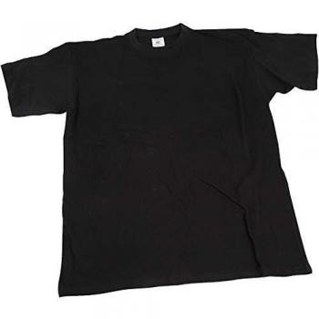 T-shirt 3-4 ans col rond noir 145 gr