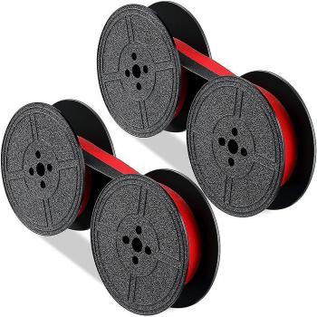 Set Double Spool Ruban Machine à Écrire Noir-Rouge