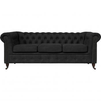 Chesterfield-Sofa Aarburg, luxuriöse Polsterung und Details