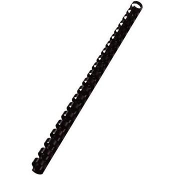 GBC Binding Combs Plastic 21 Ring 125 Sheets A4 14mm Black Ref 4028178