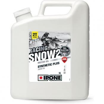 Olio Ipone Snow 2 Tempo Fragola 4L, Semi-Sintetico per Motori 2T