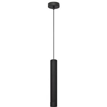 Tuba Plafonnier Suspendu Noir 10cm