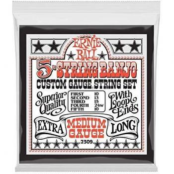 Ernie Ball Medium 5-String Banjo Strings Stainless Steel