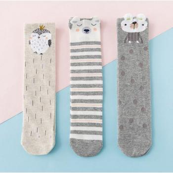 3 Pairs Kids Knee High Socks