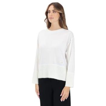 Armani Exchange Women’s Cream Knit Sweater, M Size