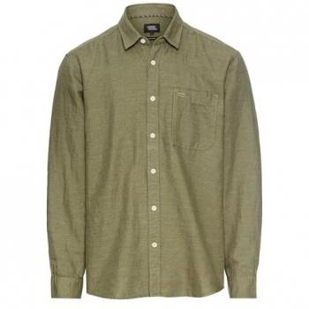 Camel Active Regular Fit Freizeithemd Oliv – Männer, Größe M