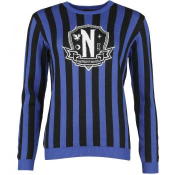 Wednesday Nevermore Strickpullover – Multicolor – Exklusives Merchandise (XXL)