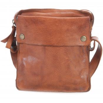 Harold's Submarine 16 cm Leather Shoulder Bag Brown