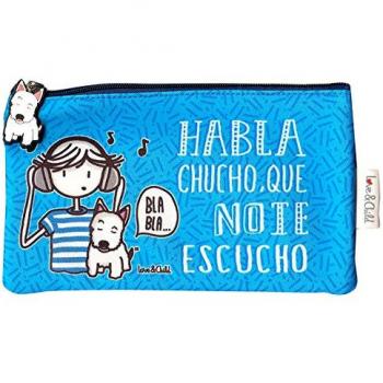 Bolso escolar Love & Child portatodo plano azul