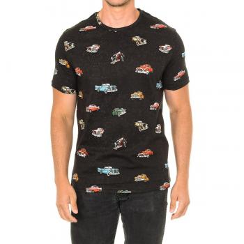 T‑shirt unisexe, couleur grise, motifs multicolores – JFTD09