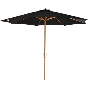Sombrilla Ventilada Outsunny Ø300x250 cm con poste desmontable