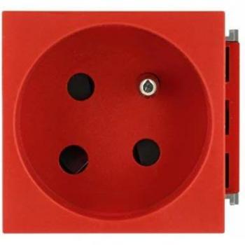 Prise 2 Modules Logix 2P+T 16A 250V