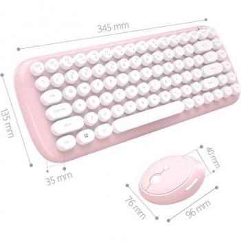 Wireless Mini Keyboard and Mouse Set