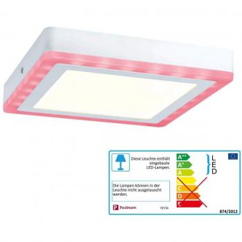 RGB-Feri LED-Deckenpanel 9,4 W + 4,6 W 3000 K – Paulmann WallCeiling