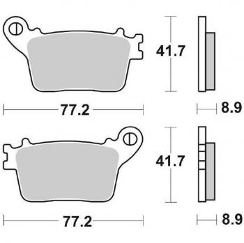 SBS Motorfiets Remblokken Sintered