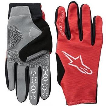 Uomo Aerobio Alpinestars Guanti Rosso Bianco S