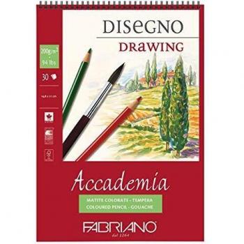 Cuaderno Fabriano Accademia 200g A5 Espiral
