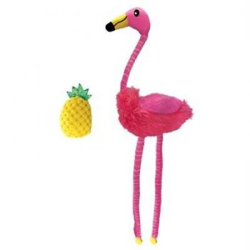 KONG Tropenfreunde Flamingo 2-Pack (Plüschspielzeug), Katzenspielzeug