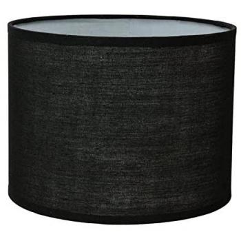 Abat-jour en tissu noir style scandinave pour lampe de table