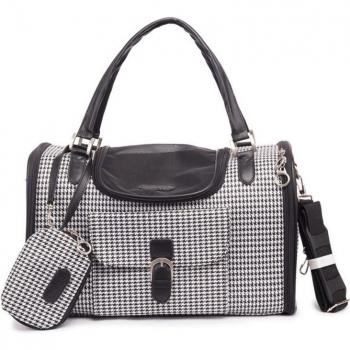 Portable Pet Carrier with Adjustable Strap