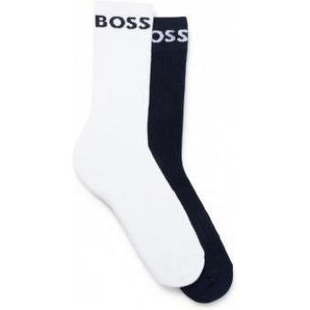 BOSS Calzino Comfort Blu Oscuro e Bianco