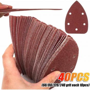 Grit 60/80/120/240 Sandpaper Pads