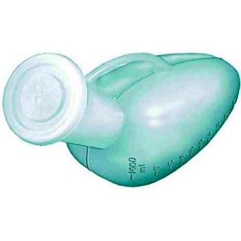 Herren-Pistole zum Urinieren – Weiß mit Deckel