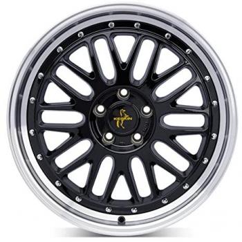 Llanta Negra KESKIN WHEELS 5/112 8.5x19 Aluminio