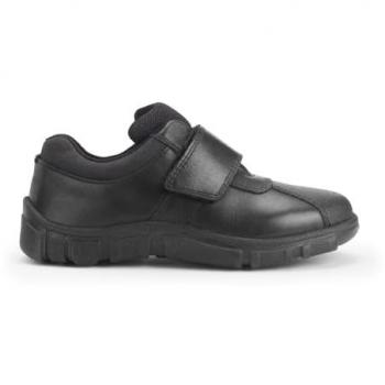 Start Rite Black Dual Fit Atlas Leder-Schulschuhe EU 33 (UK 1)