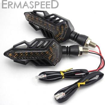 Waterproof Amber Motocross Turn Signal LED Pair
