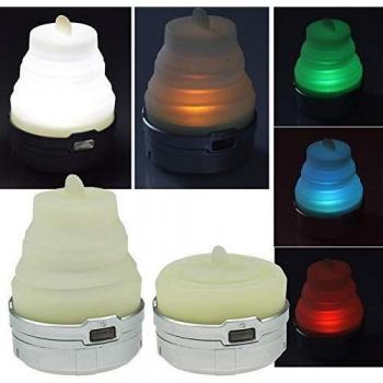ChiliTec LED Campen Leuchte „Kerzen‑Weiß“ – 3‑Modus, AAA 3x