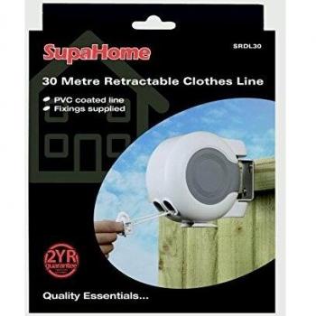 SupaHome Compact 30M Dual-Line Washer-Dryer Reel
