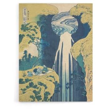 Artery8 Hokusai Amida Waterfall – 12 x 16 Canvas Artwork