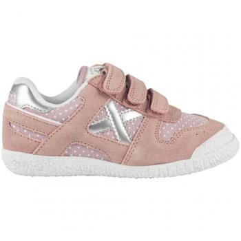Tênis MUNICH MINI GOAL VCO 8128617 Rosa para Meninos e Meninas