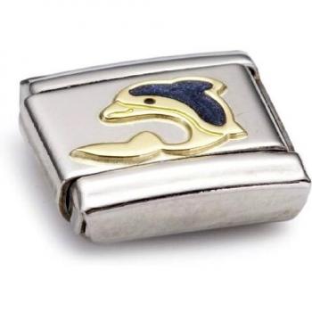 Smaltato Acciaio Azzurro Delfino