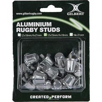 21mm Gilbert Rugby Silver Aluminium Studs