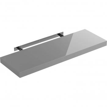 Etagère murale flotter 70 cm, charge maximale 15 kg – MDF gris brillant