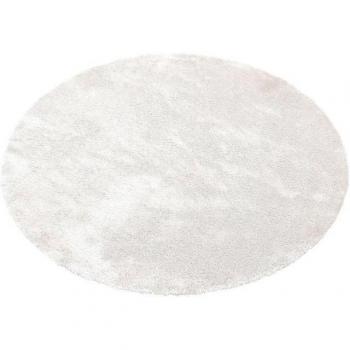 Bruno Banani Hochflor-Teppich »Dana Stil«, rund, 30 mm Höhe, unifarben, Mikrofaser